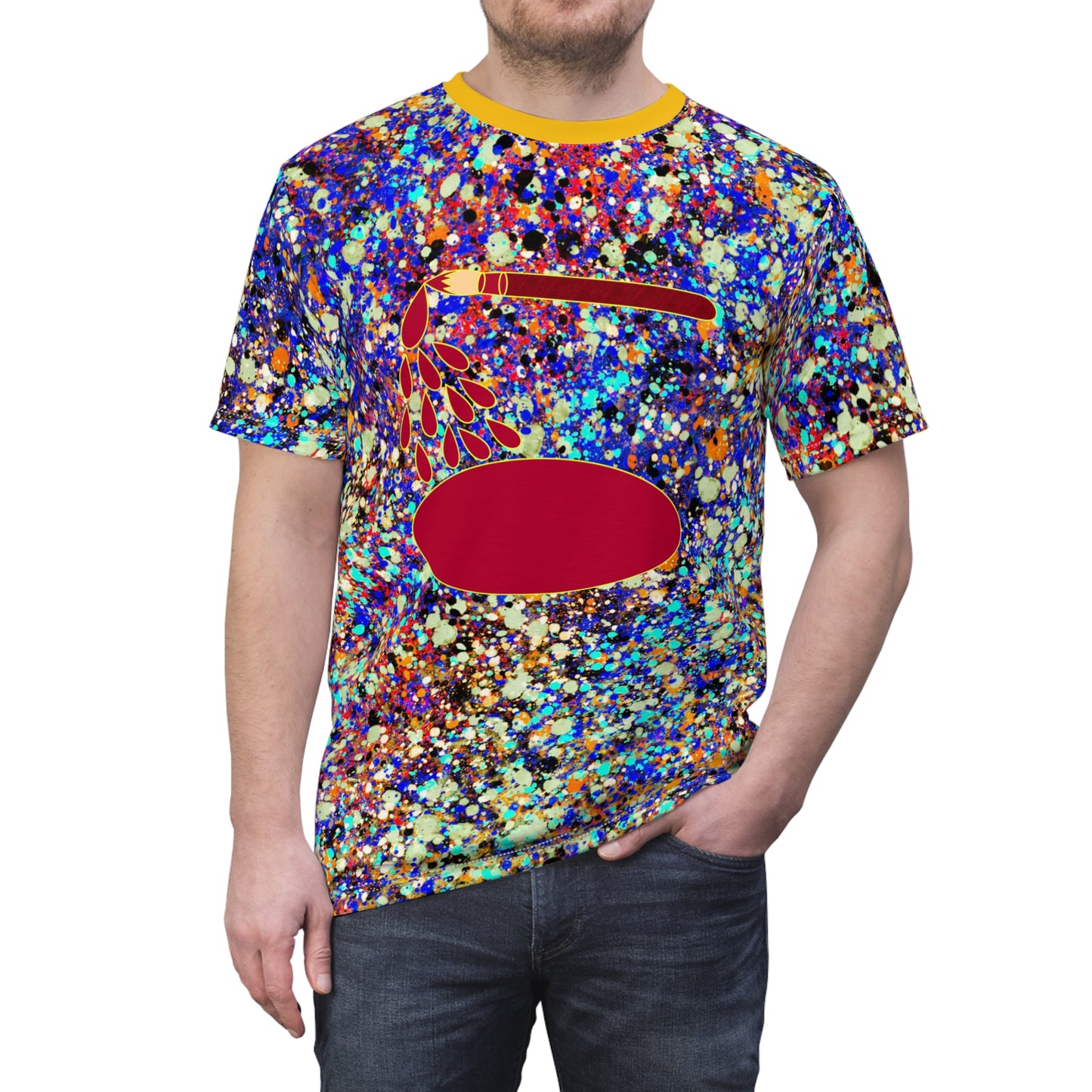 The Painters Colorful Magic AOP Cut & Sew Tee Bright Colors Version