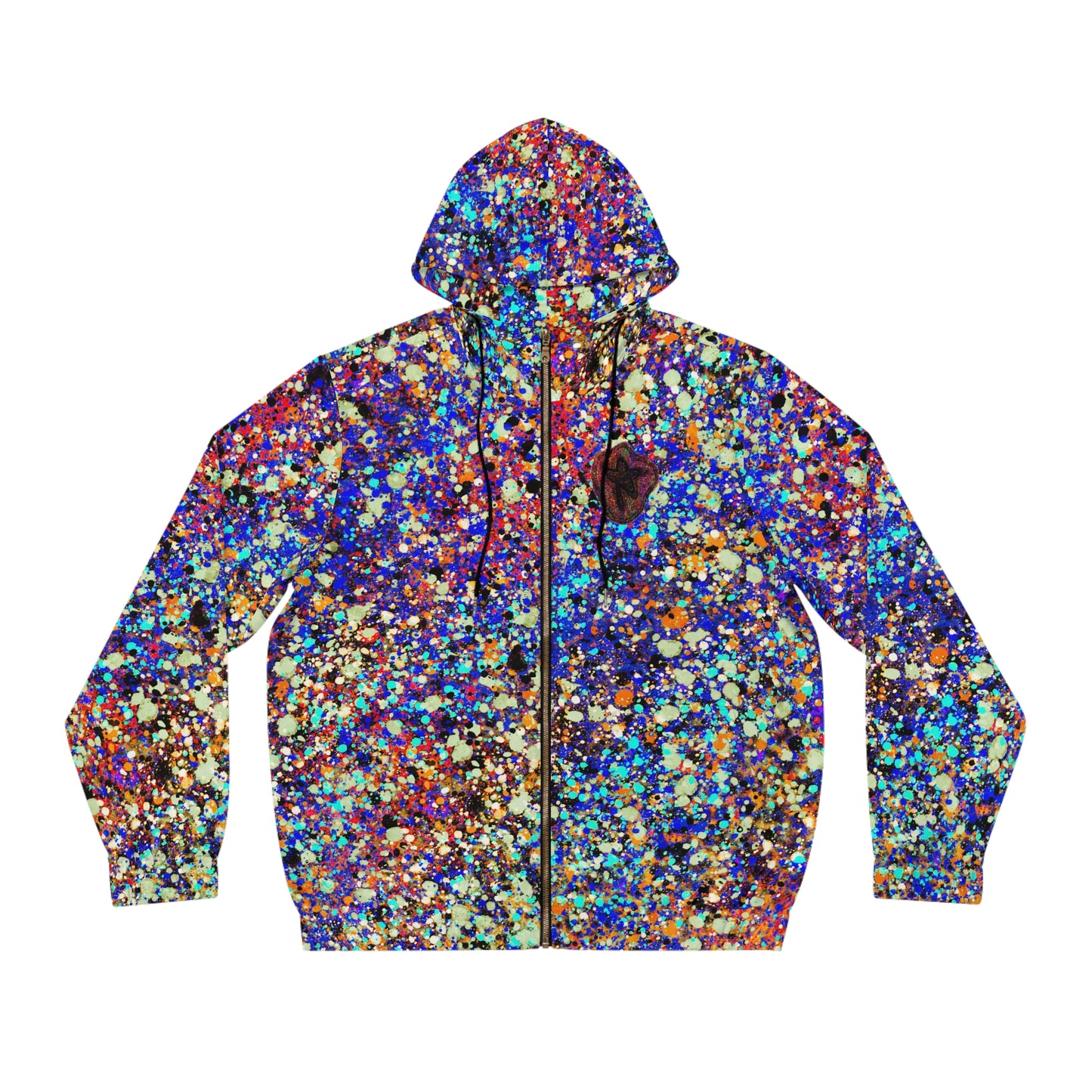 The Painters Colorful Magic Full-Zip Hoodie (AOP) Bright Colors Version