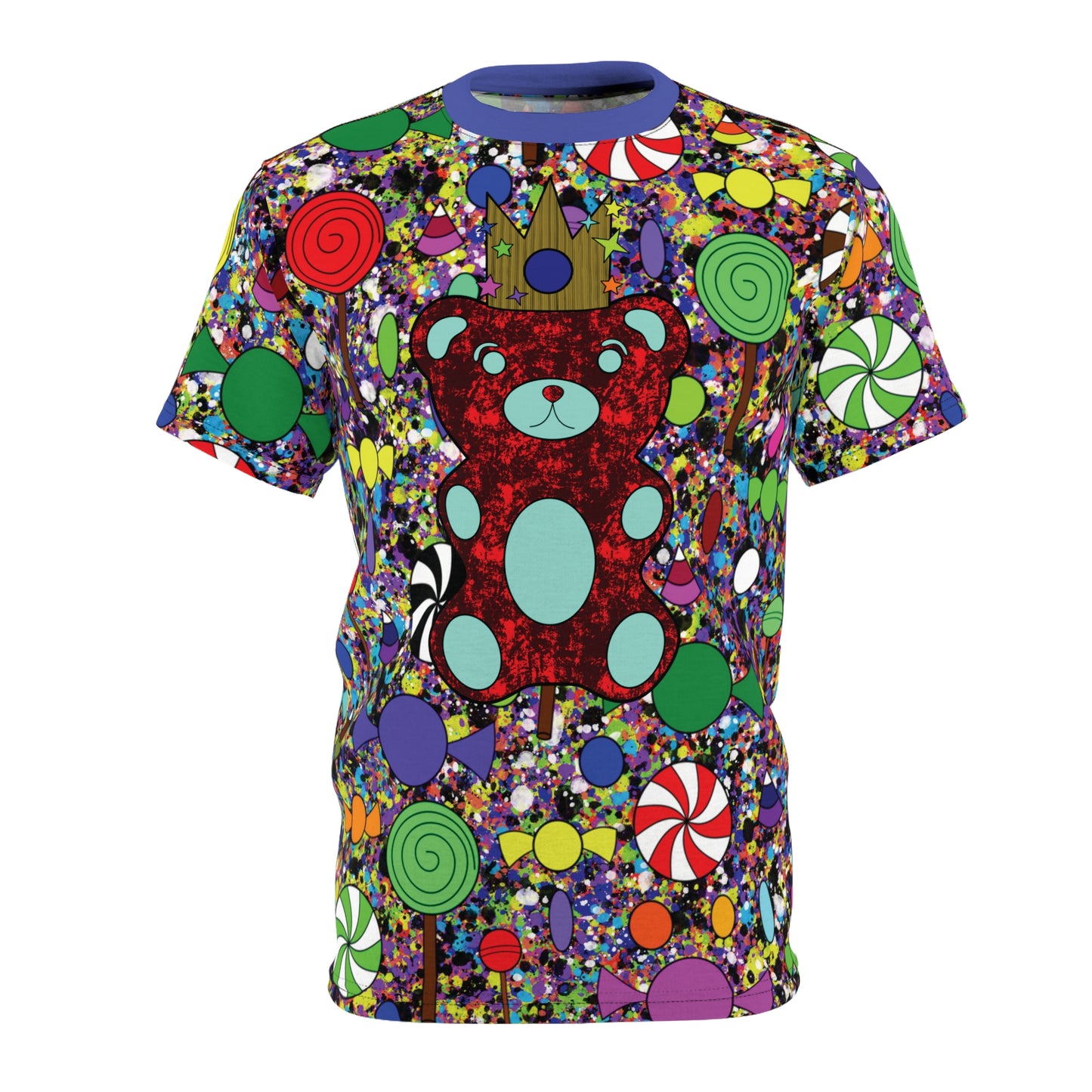 The Candy Bear King AOP Cut & Sew Tee Natural Colors Version