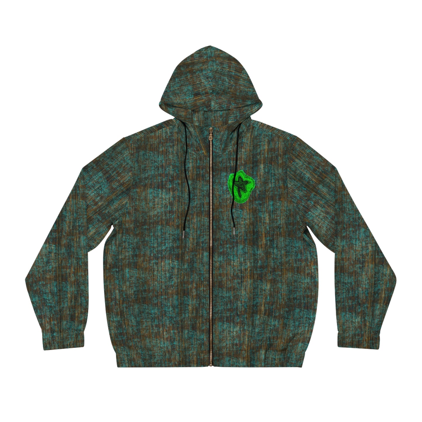 Full-Zip Hoodie (AOP) Bright Colors Version