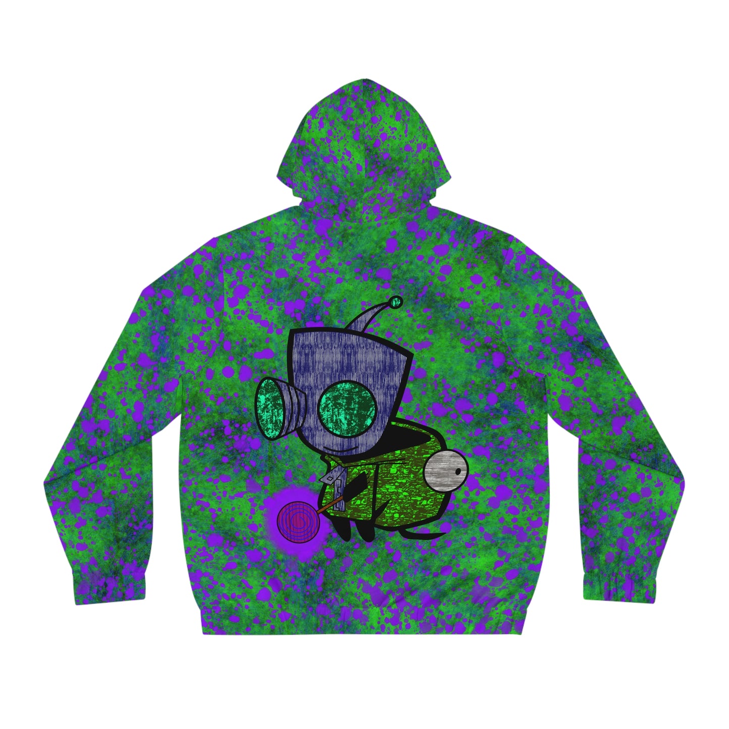 Full-Zip Hoodie (AOP) Bright Colors Version