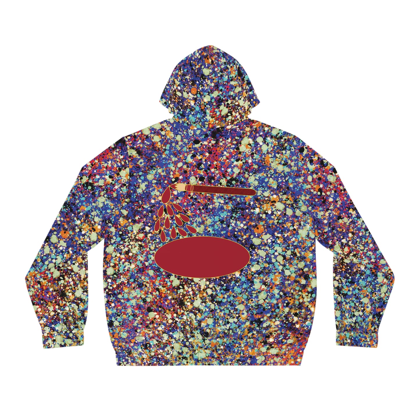 The Painters Colorful Magic Full-Zip Hoodie (AOP) Natural Colors Version