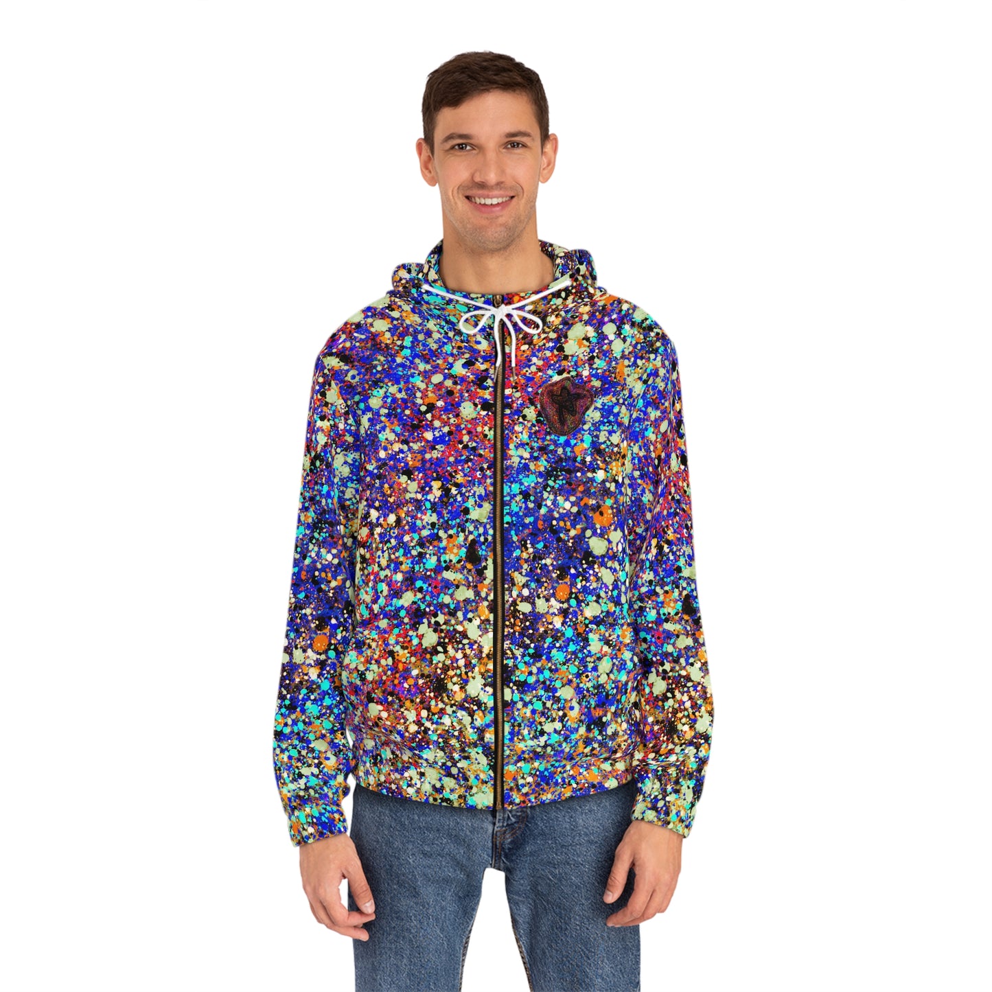 The Painters Colorful Magic Full-Zip Hoodie (AOP) Bright Colors Version