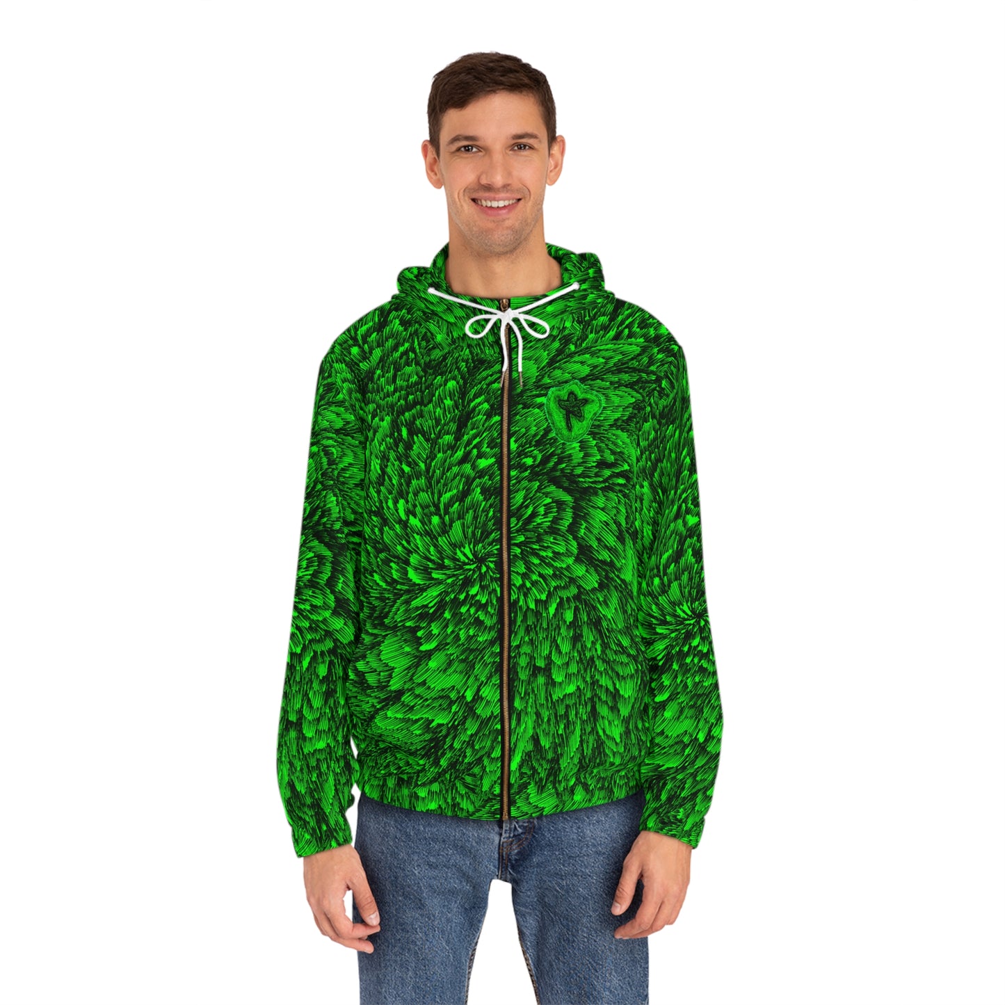 Full-Zip Hoodie (AOP) Bright Colors Version