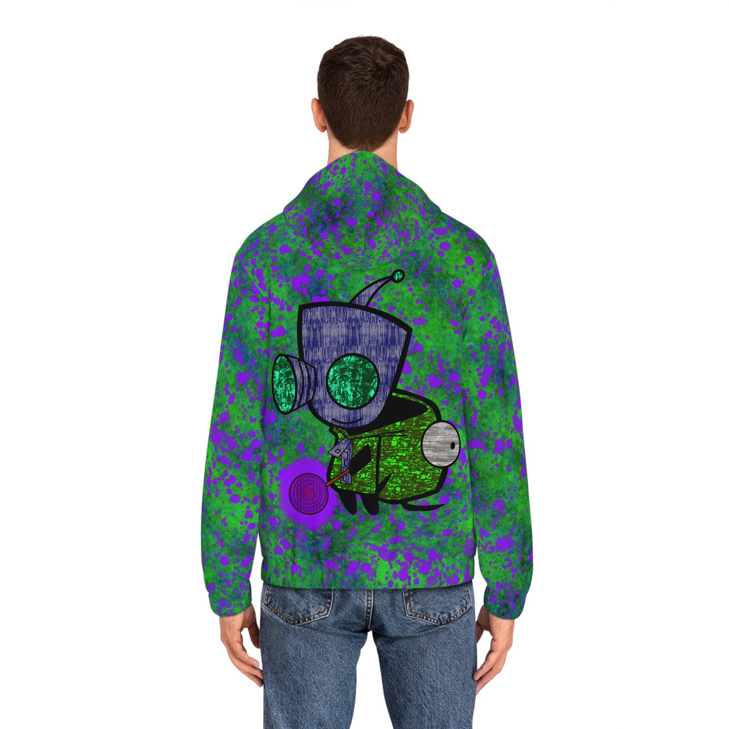 Full-Zip Hoodie (AOP) Bright Colors Version