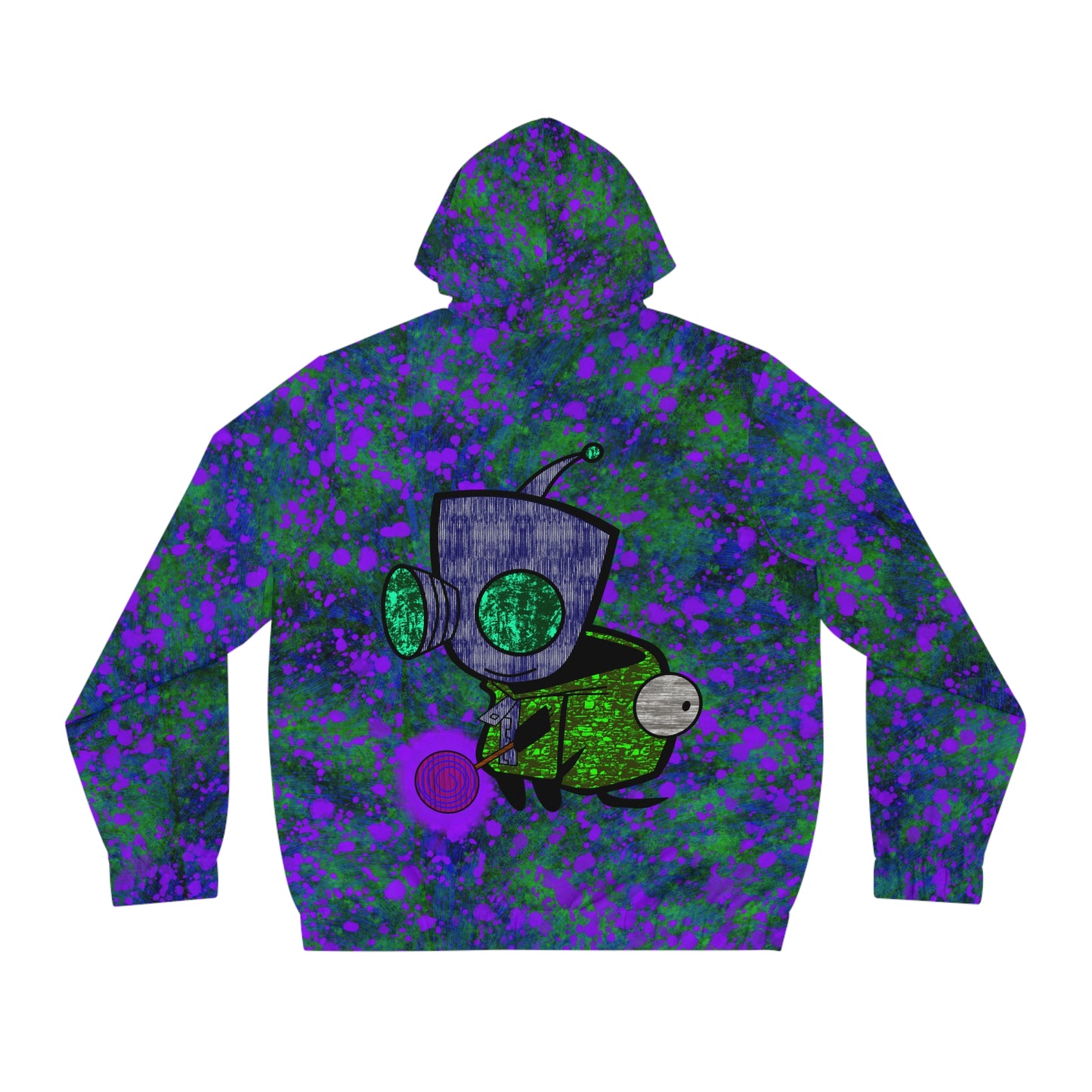 Full-Zip Hoodie (AOP) Bright Colors Version