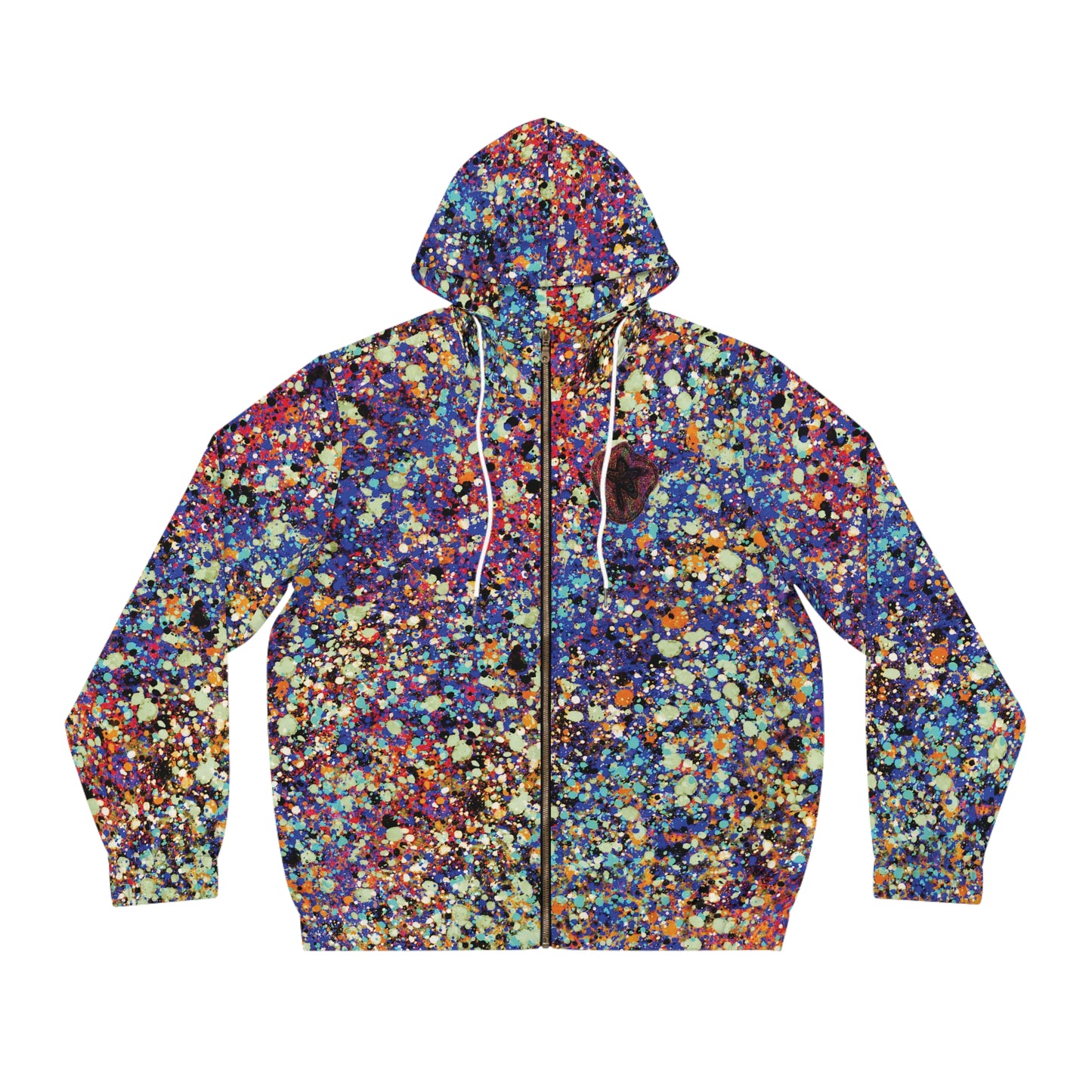 The Painters Colorful Magic Full-Zip Hoodie (AOP) Natural Colors Version