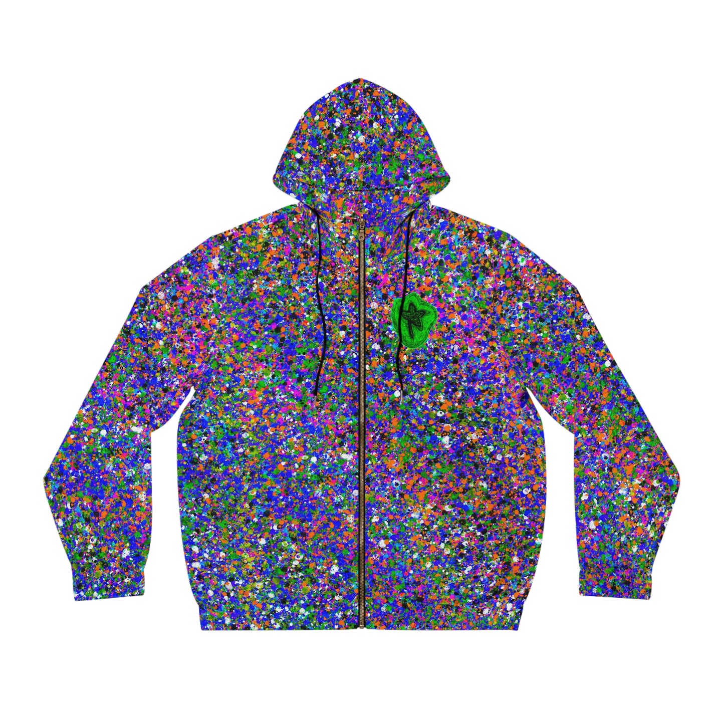 Full-Zip Hoodie (AOP) Bright Colors Version