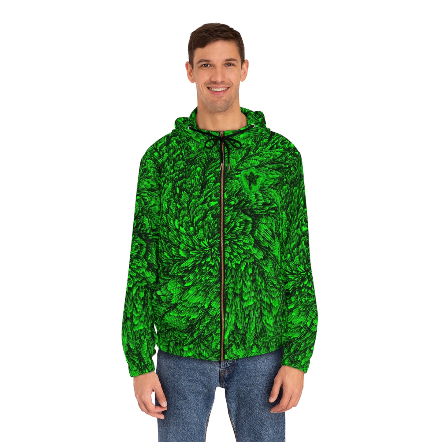 Full-Zip Hoodie (AOP) Bright Colors Version