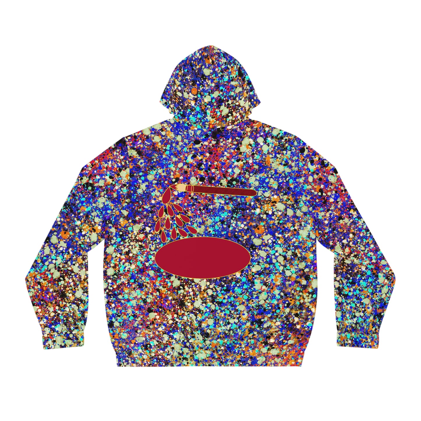 The Painters Colorful Magic Full-Zip Hoodie (AOP) Bright Colors Version