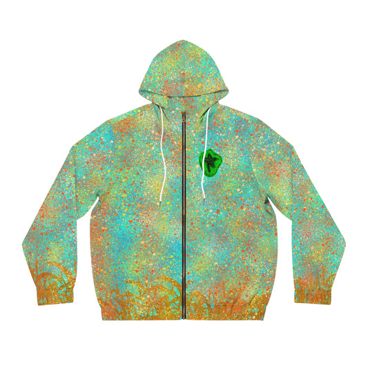 Full-Zip Hoodie (AOP) Bright Colors Version