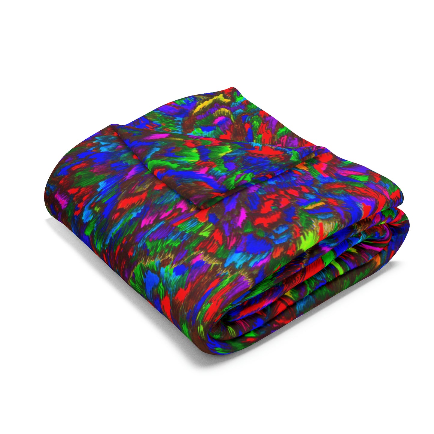 Arctic Fleece Blanket Bright Colors Version