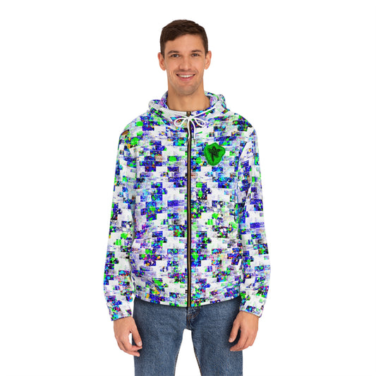 Full-Zip Hoodie (AOP) Bright Colors Version