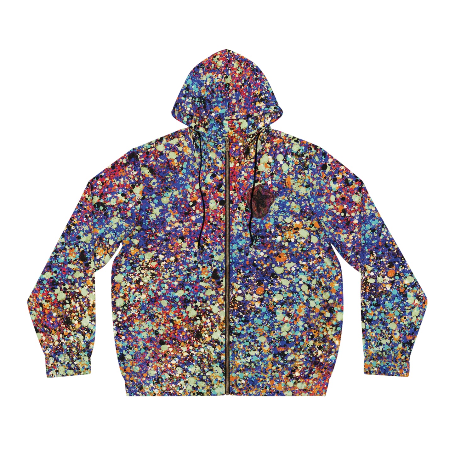 The Painters Colorful Magic Full-Zip Hoodie (AOP) Natural Colors Version