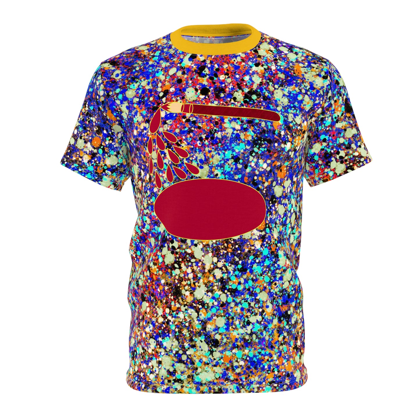 The Painters Colorful Magic AOP Cut & Sew Tee Bright Colors Version