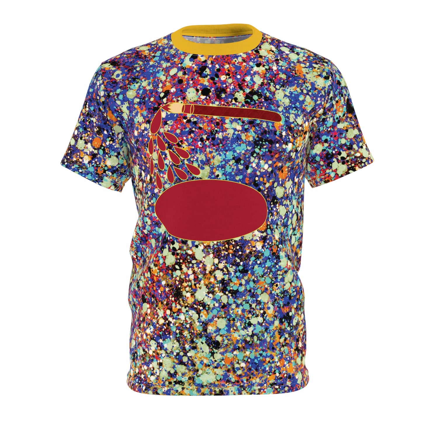 The Painters Colorful Magic AOP Cut & Sew Tee Natural Colors Version