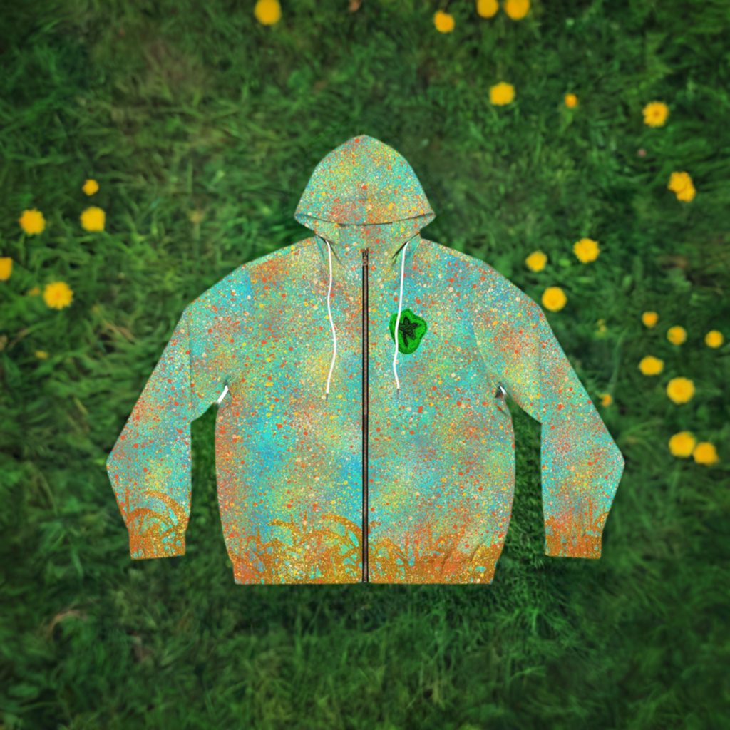 Full-Zip Hoodie (AOP) Bright Colors Version